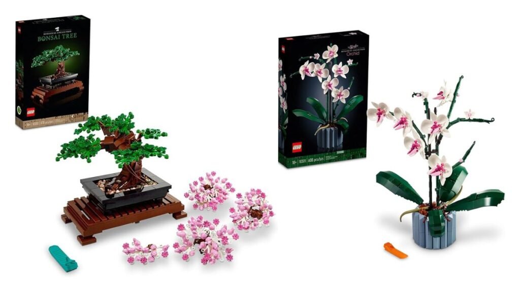 Sets Lego Botanicals Bonsai e Orquidea entre os LEGOs Mais vendidos no brasil