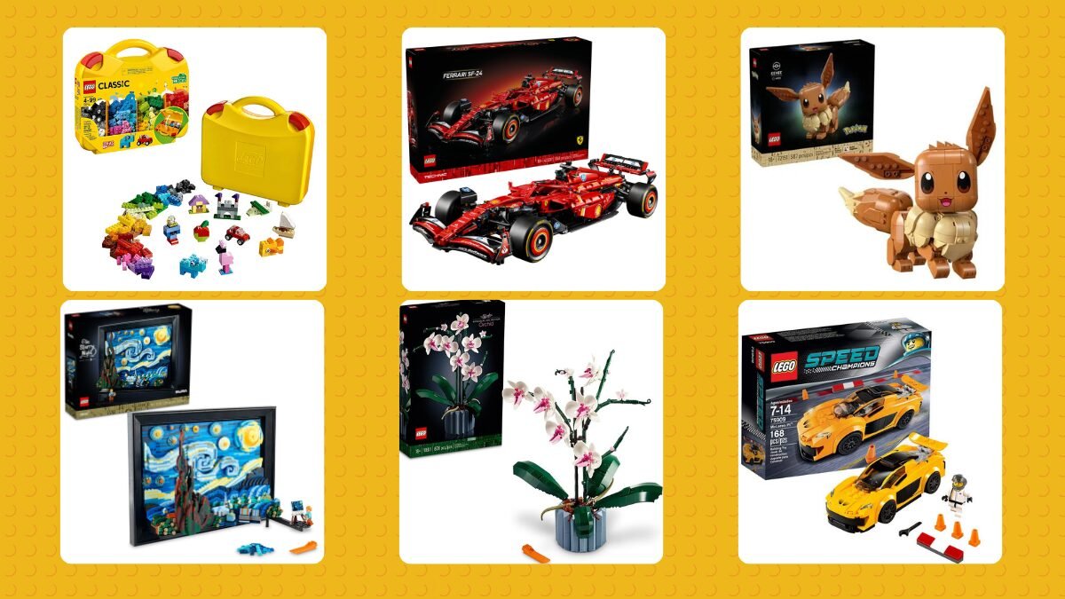 Sets de Lego Classic, Speed Champion, Botanicals e Pokemon