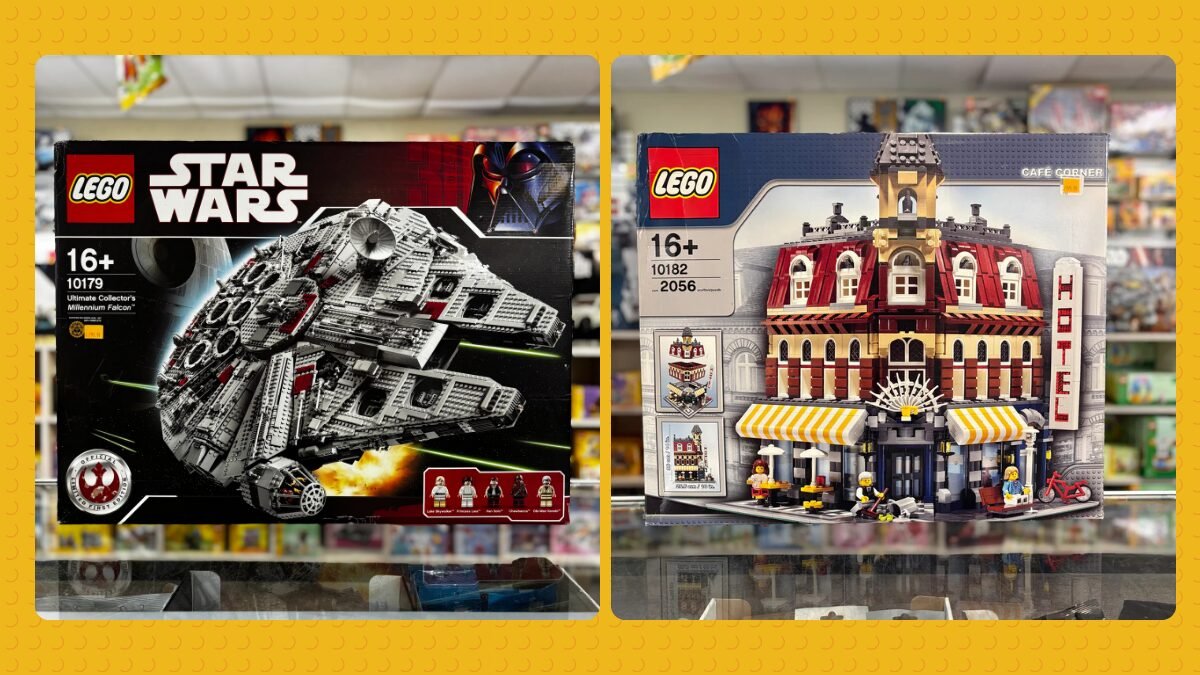 Sets de LEGO Como Investimento 10179 UCS Millennium Falcon e 10182 Café Corner