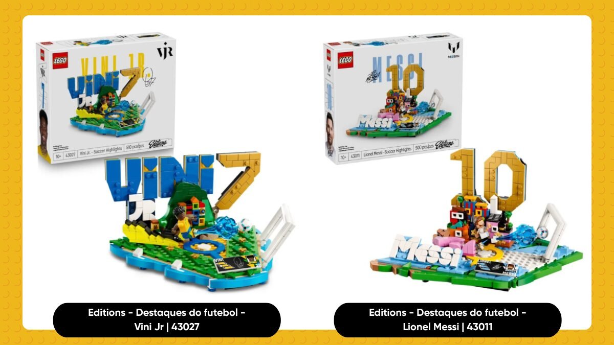 LEGO Copa do Mundo 2026 Editions Vini Jr e Messi