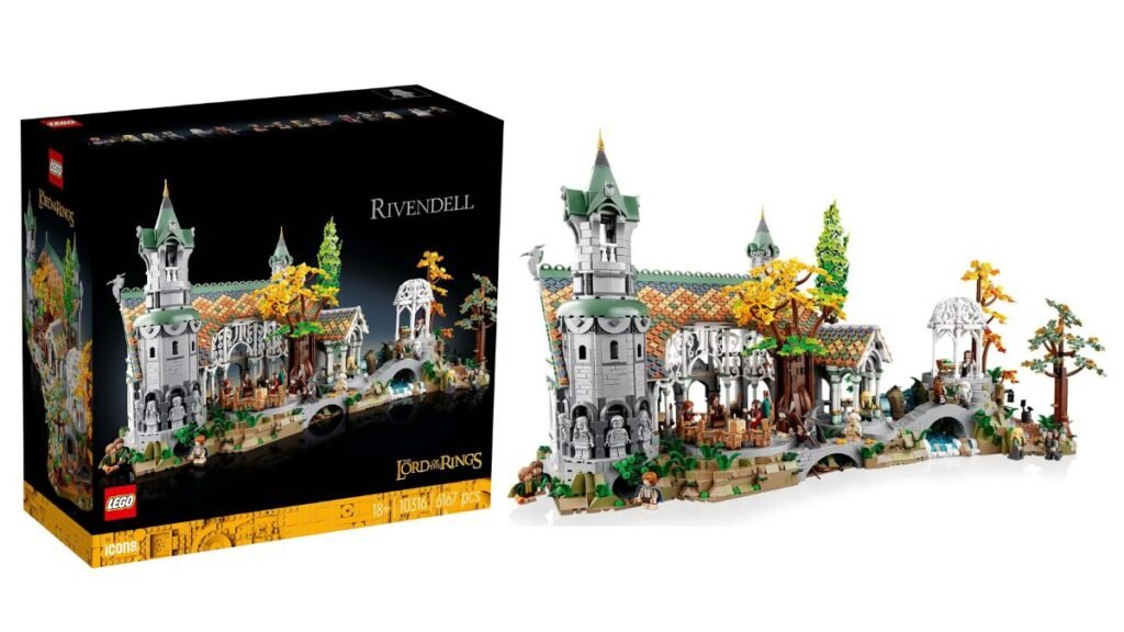 Caixa e Destaque do LEGO Rivendell