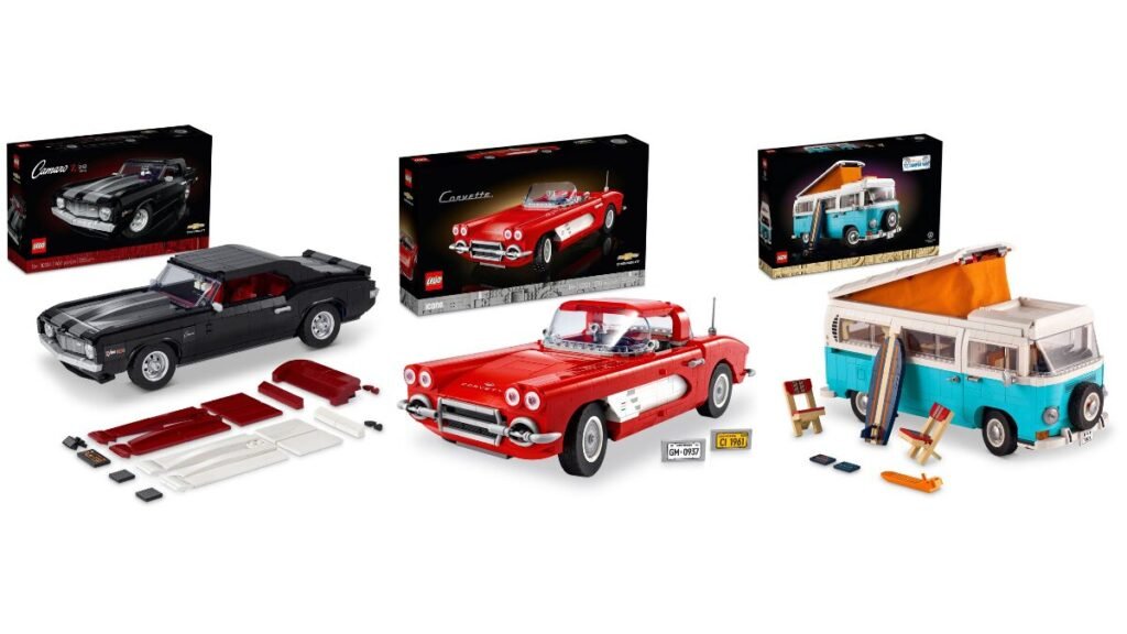 Sets de LEGO Icons para adultos carros