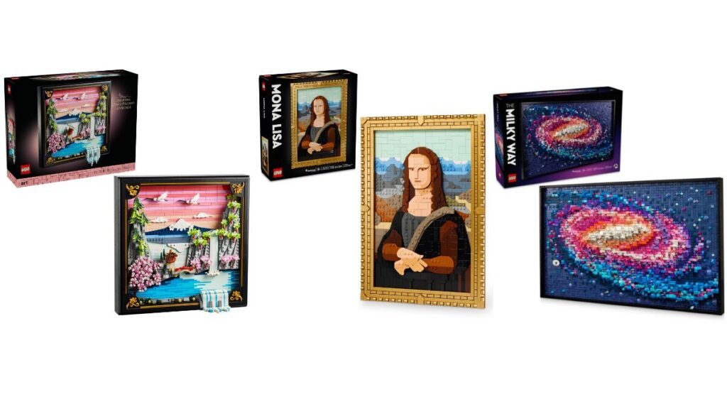 Quadros de Lego Obras Famosas