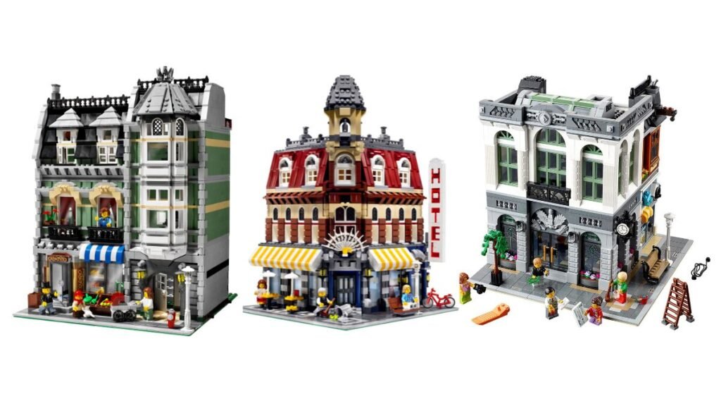 Lego Cafe Corner Geen Grocer Brick Bank