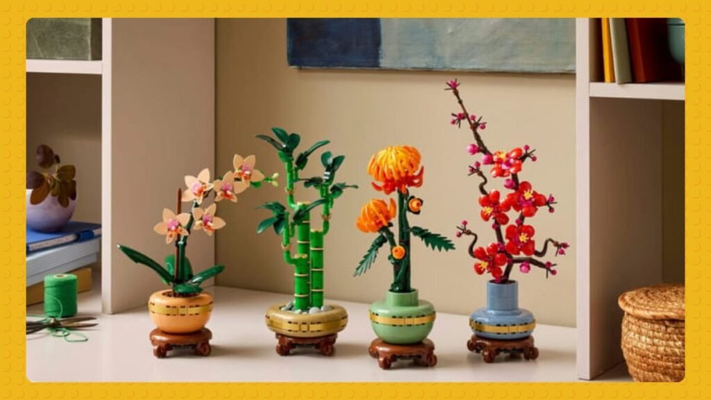 LEGO para adultos plantas