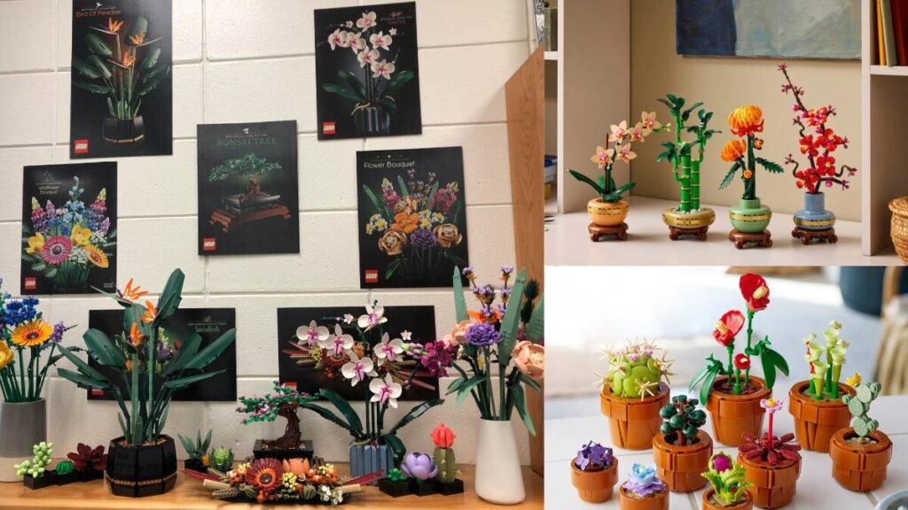 Sets de Lego da Linha Botanical - Plantas para adultos