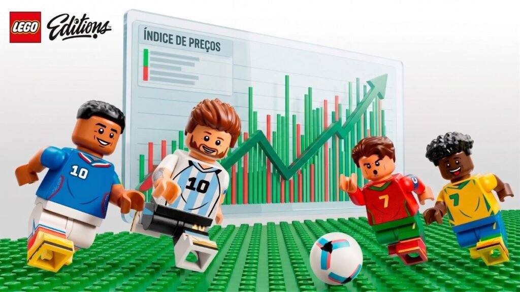 Minifiguras LEGO Futebol Preço