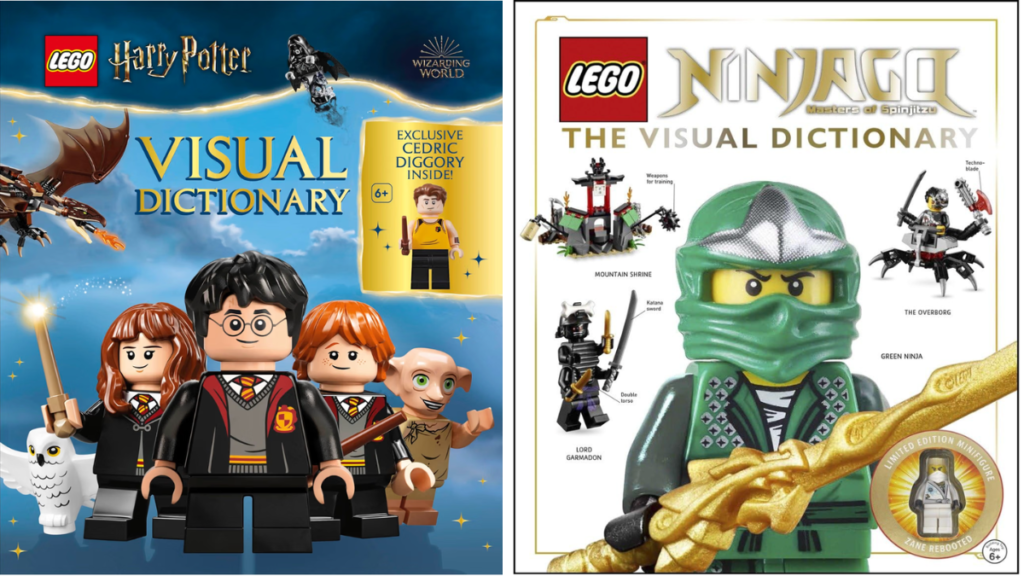 Lego Books Visual Dictionary Ninjago Harry Potter