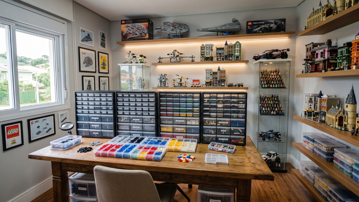 brinquedo lego organizadores