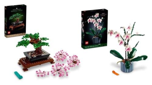 Sets Lego Botanicals Bonsai e Orquidea entre os LEGOs Mais vendidos no brasil